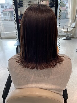 ヘアーアンドスパ フェリーチェ ミチ 野田屋町店(HAIR&SPA felice MICHI) 【feliceMICHI 豊田希美】切りっぱなしボブ