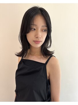 アンプフォーヘア 栄 矢場町(amp for hair.) レイヤーミディ
