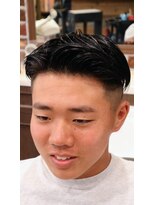 アクセプトザワールドバーバー(Accept the world barber)&nbsp;アップバング×２ブロック