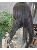 透明感アッシュカラー