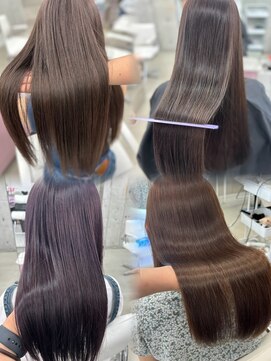 エヌアイ オモテサンドウ(ni omotesando) 憧れ韓国くびれヘア/顔まわりカットレイヤーカット艶髪黒髪