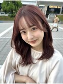ブリーチ　レイヤーカット　韓国ヘア