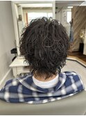 波ウェーブパーマ