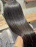 【平日限定/感動のさらツヤ♪】酸性縮毛矯正+Aujua1stトリートメント￥16940