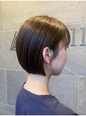 クラシカルなライン感のあるミニボブ