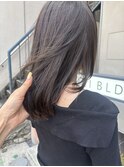 アッシュベージュカラーレイヤーカット