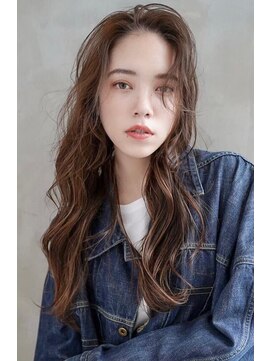 ギークス(GEEKS) 【GEEKS渋谷】冬カラー/ココアグレージュ/顔周りレイヤー/ウルフ