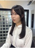 2way前髪,艶髪ロングヘア