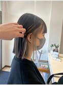 #フェイスフレーミング #インナーカラーボブ