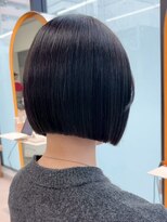 ロール 博多(Role)&nbsp;ボブ/黒髪カタログ/暗めカラー/韓国ボブ/髪質改善 /顔周りカット