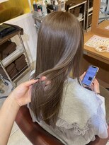 グロウ 渋谷西口(grow) ブリーチあり!ミルクティーグレージュ