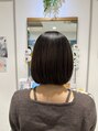 ヘアメイク アース 佐賀鳥栖店(HAIR&MAKE EARTH) 綺麗に収まるボブスタイル