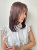 大人ガーリー/ミディアムレイヤー×髪質改善透明感カラーp大宮