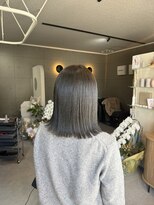 ウニュ(unu.)&nbsp;ブリーチなしカラー/オリーブベージュ/ブリーチなしオリーブ