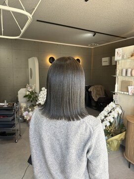 ウニュ(unu.) ブリーチなしカラー/オリーブベージュ/ブリーチなしオリーブ