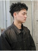 リバースセンターパート ニュアンスパーマ フェザーパーマ