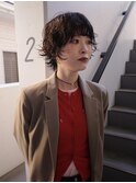 【ボブウルフ/渥美怜子】ウルフパーマ/ニュアンスパーマ