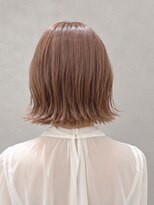 リア トーキョー(Lia TOKYO)&nbsp;【工藤武士】切りっぱなしボブ×ピンクベージュ軽やか外ハネヘア