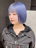 ビアーク(Be:arc) 67. ブルーラベンダー/切りっぱなしボブ/ぱっつん前髪