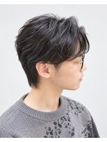 メンズ レオ 南森町店(men's LEO)&nbsp;フェザーパーマ×センターパート