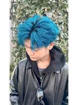 men's salon tiam 渋谷 メンズカット/メンズカラー/韓国【ティアム】&nbsp;シアンフェザーショート