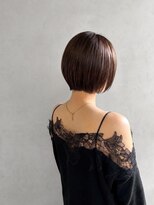フランチェスカドットボブ(francesca.bob)&nbsp;ショート風ボブ×グレージュ【渡辺俊弥】梅田