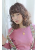 clan<ハイトーングラデーション大人可愛いバルーンミディ>
