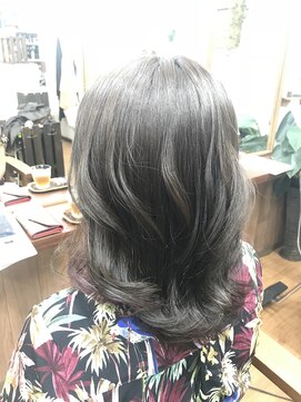 サロンド クラフト(salon de craft) 【大人ミディアム】インナーカラーピンクラベンダー