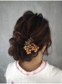 【着付け+ヘアセット】博多/博多駅/ヘアセット/早朝