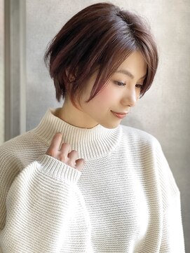 アグ ヘアー サイ 熊本東区店(Agu hair psy) 《Agu hair》大人かわいいフェミニンショート