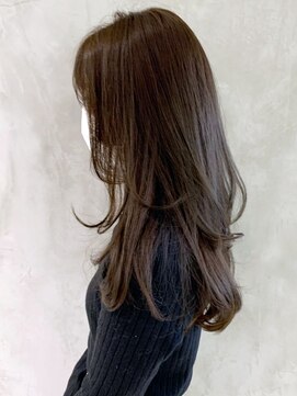 アイティーバイアルバム 八王子店(IT by ALBUM) ロングレイヤー_マロンベージュAラインボブ_ba321642