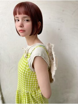 ケイト(kate) ［kate大宮］コンパクトミニボブxアプリコットベージュ