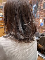 チップタップ 町田店(tip top)&nbsp;外ハネくびれヘア × 地毛風柔らかダークブラウン