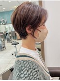 横顔美人×タイトショート