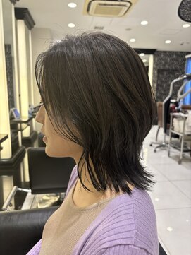 エアー 銀座タワー(AIR) 【大人可愛い　外ハネスタイル】air銀座タワー　藤本麻衣