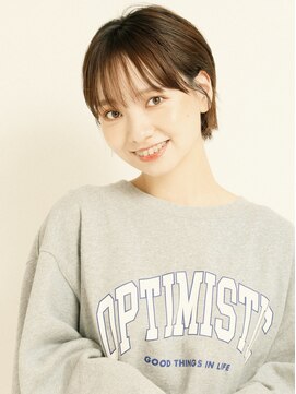 オンク 新宿(onk) 黒髪/グレーベージュ/レイヤーロング/前髪パーマ[新宿駅]