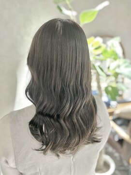 ハツメイ 川崎西口店(HATSUMEI) オリーブカラー×髪質改善