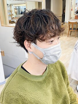 テトラ バイ ネオリーブ 横浜西口店(tetra by neolive) ニュアンスパーマメンズマッシュショート☆横浜