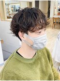 ニュアンスパーマメンズマッシュショート☆横浜
