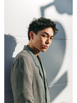 ヴォーグ 小牧店(VOGUE) 前髪パーマメンズショート/20代30代