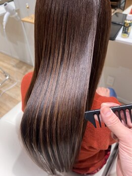 ニコ ヘアー(nico hair)の写真/岡崎エリアで初導入！《ココナッツ矯正》でダメージを受けた毛先もキレイなストレートに仕上げてくれる★