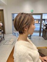 ネイロ 錦糸町(NeiRo)&nbsp;魅力倍増カールセミディシアーカラーダークアッシュショートヘア