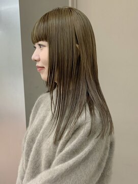 パークレーン アイス イヴェン(park lane ICI yeven) ブリーチなし秋オリーブグレージュ　ベージュ　/akari