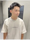 メンズベリーショート刈り上げツーブロックなし/大野