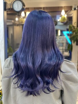 ヴァイス 渋谷店(VAICE) ブルーラベンダー/ケアブリーチ/ロング