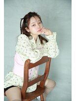 カナモ(Canamo)&nbsp;三つ編み　ハーフツインアレンジ