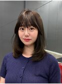 レイヤーカット 前髪 顔まわりカット