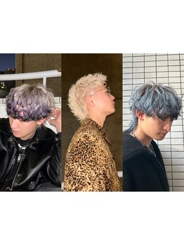 こだわり派のメンズも納得の技術力！特にハイトーンカラーに拘り、ダメージレスに理想の色味を叶えます◎