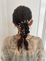 モア 岡崎(more)&nbsp;【編みおろしポニー】ヘアセット  more岡崎店 大山