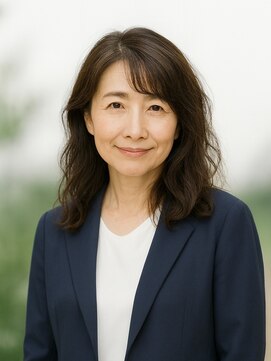 カット　パーマ　５０代女性